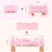 UNIMEIX 3 Pack Spa Headband and Wrist Washband Set - Reusable Soft Fleece Skincare Headbands for Face Washing - Pink - Buy Online on GoSupps.com