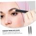 Gogogmee 2pcs Small Eyeshadow Double Ended Makeup Brush Eyeshadow Makeup Eye Shadow Makeup Black Abs - Buy Online on GoSupps.com