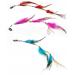Bohemia Tassels Feather Hair Clip Colorful Feather Hair Barrettes Hair Decorations BohoPendant Hair Pin Women Headpiece Hair Braid Women Fashion Accessories Festival Hair Accessory Random color mixing