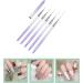 5Pcs Nail Art Liner Brushes Set Polish Painting Nail Design Brush Pen Set With Handle For Pulling Lines Nail Art Liner Brush Set With Cap Nail Art Liner Brushes Polish Painting - Buy Online on GoSupps.com