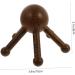 TOVINANNA 5-Point Wooden Scalp Massager | Eco-Friendly Comb for Scalp Peeling & No-Static Massage | Wenge Spider Wood Design - Buy Online on GoSupps.com