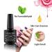 Shop Lagunamoon Gel Nail Set with UV Lamp - 8 Multi-Colored Gel Polishes Cleaner & Accessories for At-Home Manicure - Buy Online on GoSupps.com