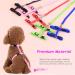 Morices 2 Pack Cat Harness and Leash Adjustable Comfortable Nylon Pet Strap Collar with Leash Escape Proof Safety Rope Leads Chest Strap for Kitten Puppy Rabbits Walking Training (Pink & Purple) Pink+Purple - Buy Online on GoSupps.com