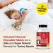 Kids Chewable Activated Charcoal Tablets | Natural Vegan Non-GMO | Teeth Stomach Gas Nausea Relief | USP Food Grade | 135 ct - Buy Online on GoSupps.com