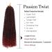 Passion Twist Hair - 7 Packs 18-Inch Water Shaft Crochet Extensions | Bohemian Style (T1B-Bug#) - Buy Online on GoSupps.com