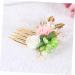 Housoutil Women Hair Comb Bride Hair Comb Wedding Hair Comb Flower Hair Comb Hair Side Comb Women's Hair Accessories Korean - Buy Online on GoSupps.com