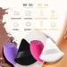6 Pcs Makeup Sponge Set - Triangle Powder Puff & Beauty Blender for Face - Velour Powder Puff for Loose Powder Foundation - Red/Purple & B/W+Red/Purple - Buy Online on GoSupps.com
