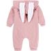Kids Tales Baby Winter Warm Pink Rabbit Ear Hooded Zipper Romper 9-12 Months - Buy Online on GoSupps.com
