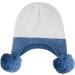KAKU NANU Toddler Winter Hat with Double Pom Pom | Fleece Lined Beanie for Baby Boys & Girls | 6-12 Months (Blue) - Buy Online on GoSupps.com