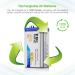 EBL 9V Rechargeable Batteries (4 Packs) 600mAh with 4 Bay 9V Lithium ion Battery Charger for 9V Li-ion Batteries - Buy Online on GoSupps.com