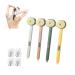 2023 New Long Handle Bath Massage Cleaning Brush with Non-Porous Sticky Hook  Multifunctional Detachable Back Bath Brush  One-Touch Foam Bath Brush Exfoliation  Family Bath Essential Brush (E-4 pcs)