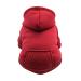 Waterproof dog coat winter warm jacket dog puppy sweater boy for little with bag-warm dog medium hoodie autumn clothing winter fleece pet clothing dogs (1024thdebkb-Red l) l 1024thdebkb-red