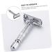 Beaupretty Vintage Double Edge Safety Razor - Chrome Plated Manual Shaver & Mustache Razor for Face - Old Fashioned Alloy Holder - Buy Online on GoSupps.com