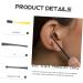 Lurrose 2-Piece Ear Spoon and Silicone Spatula Set | Pimple Kit Acne Remover | Portable Ear Cleaning Tools - Buy Online on GoSupps.com