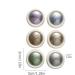 Chrome pour les ongles poudre de paillettes ongles | 6 couleurs Miroir Effet Fingernail Chrome | Shimmer Nail fournit de la poudre pour le festival les rencontres le maquillage l'Halloween 02 B - Buy Online on GoSupps.com