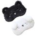 2 Pack Cute Animal Sleep Mask for Girls Cute Cartoon Cat Dog Soft Plush Blindfold Sleep Masks Eye Cover for Women Girls Travel Nap Night Sleeping