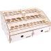 OPHIR Wooden Paint Rack Stand with Cabinet Holder for 58 Bottles - Paints Organizer & Storage Solution - Buy Online on GoSupps.com