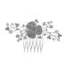 DOITOOL rhinestones rhinestone Wedding Hair Comb hair comb bride pearl wedding Bride hair accessories alloy wedding hair accessories for brides headgear Hair piece hair