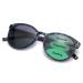Amorays Cat Eyes Progressive Multifocal Reading Sunglasses UV Protection Anti Blue RaysTrifocal Sun Readers for Women Blue 200.0 x