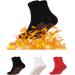 Haoleia Self-Heating Thermosocks - 2-Piece Winter Foot Warmers Magnetic Turmaline Socks for Outdoor Comfort (Black Size) - Buy Online on GoSupps.com