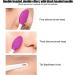 Silicone Nose & Lip Cleansing Brush | Double Sided Exfoliating Tool for Blackhead Removal & Lip Scrubs - Purple - Buy Online on GoSupps.com