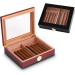 Cigar Storage Box Cubes Cigar Humidor Humidifier Portable Humidor Humidifier with Men's Gift Cigar Storage Box Convenient Storage Cigar Box Red 25.9*22.1*6.6Cm - Buy Online on GoSupps.com