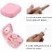 Pink Contact Lenses Container - Travel Set for Soft Lenses & Daily Accessories - Buy Online on GoSupps.com