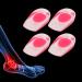 Restokki Silicone Heel Cushion - Foot Pain Relief Massage Insoles | 2 Pairs Universal Soft Shoe Pads for Comfort - Buy Online on GoSupps.com