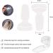 URAQT Gel Shoe Inserts for Women - Anti-Slip Heel Grips & Foot Insoles (4 Pairs) - Transparent - Buy Online on GoSupps.com