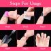 Duck Fan Flare Nail Tips - 500PCS | Clear Natural Crystal Duck Feet Style for Wide French False Nail Extension | Half Cover Acrylic Nails Professional for Y2K-inspired Designs - Buy Online on GoSupps.com