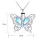 Canghai Rousa Butterfly Cremation Urn Necklace for Ashes Alloy Keepsake Pendant Necklace Ashes Holder Memorial Jewelry for Human or Dog Pet butterfly 6 - Buy Online on GoSupps.com