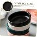 MAGICLULU 8 Pcs Sauce Dish Vinegar Dish Sauce Serving Sauce Bowls Relish Plate Small Ceramic Bowl Soy Sauce Dish Ingredient Bowls for Prep Sauce Seasoning Dish Fruit Seasoning re-usable 9X9X2.5CMx4pcs Blackx4pcs - Buy Online on GoSupps.com