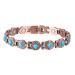 Magnetic women's bracelet made of copper