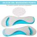 Bellcon Gel High Heel Insoles for Women - 3 Pairs Arch Support Shoe Inserts for Sandals - Pink, Blue, Polka-dot - Buy Online on GoSupps.com