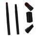 FRCOLOR 4pcs Retractable Eyebrow Brush Set - Portable Cosmetic Eyeliner & Eye Brow Shaping Kit - Travel-Friendly Mini Beauty Brushes (Black 2pcs - Buy Online on GoSupps.com
