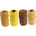 Coheali 12 Rollen Macrame Baumwollgarn | Naturk chengarn f r DIY & Backen | Hochwertige 3er Set | 10x5x5cm - Buy Online on GoSupps.com
