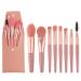 8 professional kabuki makeup brushes concealer foundation and liquid cream and powder eyeshadows
