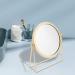 Cusstally Gold Backlit 360 Round Vanity Mirror for Lady Desktop Makeup - Buy Online on GoSupps.com