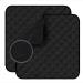 Riqinxin washable incontinence seating waterproof seating pad for incontinence Reusable surface for sofa bed runs 54x56cm black