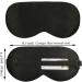 Starly 100% Silk Sleep Mask - Adjustable Strap Blindfold for Women/Men/Kids - Soft Light Blocking Blinders - Black - Buy Online on GoSupps.com
