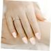 SKISUNO 1 Set Nail Patch Fake Nail Tips Nail Salon Supplies Nails Decoration Fake Nails with Glue Full Cover Nails Nail Art Stickers Nail Decoration Nail Stickers Manicure Plastic X4 Pink - Buy Online on GoSupps.com