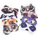 12 Pack Cute Animal Sleep Eye Masks - Plush Blindfolds for Kids Adults & Travel | Funny Cat & Dog Eyeshades for Comfortable Naps & Sleep - Buy Online on GoSupps.com