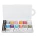 Nail Watercolor Paint Set 12 Colors Solid Metallic Nail Color Powder Pigment Set Body Painting Fluorescent Powder for Nail Artists and Beginners