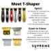 SUPREME TRIMMER ST5200 Professional Barber Hair Trimmer - Cordless Clipper for Men | Gold T-Shaper Beard and Hair Liner - Buy Online on GoSupps.com