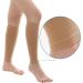 Compression Socks for Men & Women - Open Toe Calf Cuff Support for Varicose Veins & Edema - Two-Stage Elastic - Ideal for Swollen Ankles & Wound Feet - Black M - Buy Online on GoSupps.com