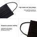 1ABOVE Disposable 3 Ply Black Face Mask - Pack of 100 | Dustproof & Breathable - Buy Online on GoSupps.com