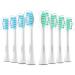 OralClass Replacement Toothbrush Heads for Philips Sonicare, Medium to Soft Electric Brush Head Refills for Sonic Care DiamondClean C1 C2 C3 G2 G3 W2 W3 4100 5100 6100 HX6250 etc, 8 Pack