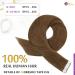 Moresoo Tape In Extensions Real Hair - Brown 35cm Remy Thick 20g 10 Pieces - Light Brown #8 - Buy Online on GoSupps.com