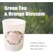 Buy Green Tea & Orange Blossom Scented Candle - White Glass Jar Natural Essential Oil 10-12 Hours Burn Time Perfect Gift - Buy Online on GoSupps.com