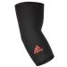 adidas Elbow Support Sleeve - Seamless and Smooth Elbow Support for Training  Competitions  and General Fitness - Ergonomic Design  Nylon Trim - Durable & Breathable Black (Large)